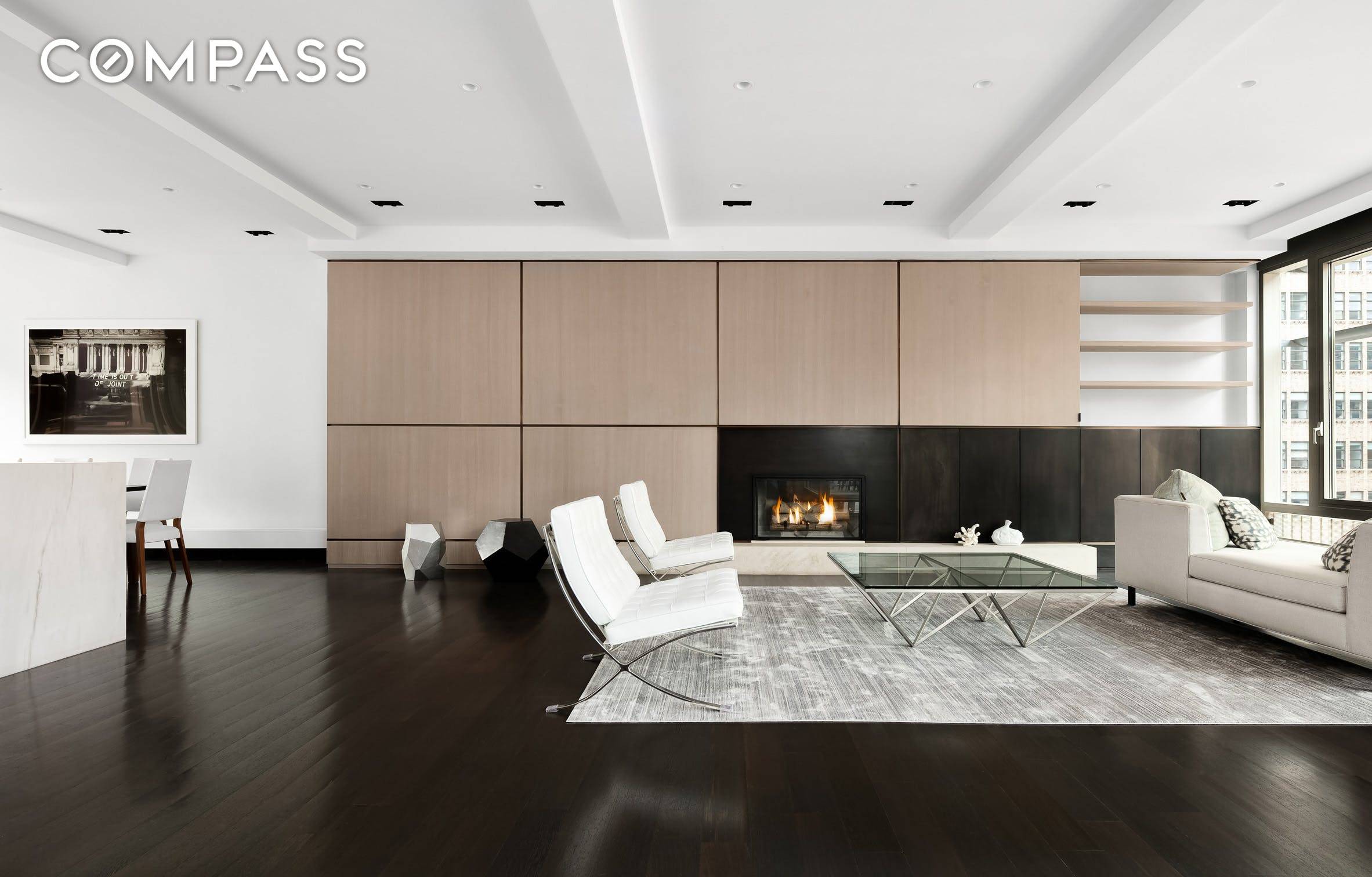This sprawling 2, 704 sqft full floor penthouse duplex has grand living spaces and three separate terraces.