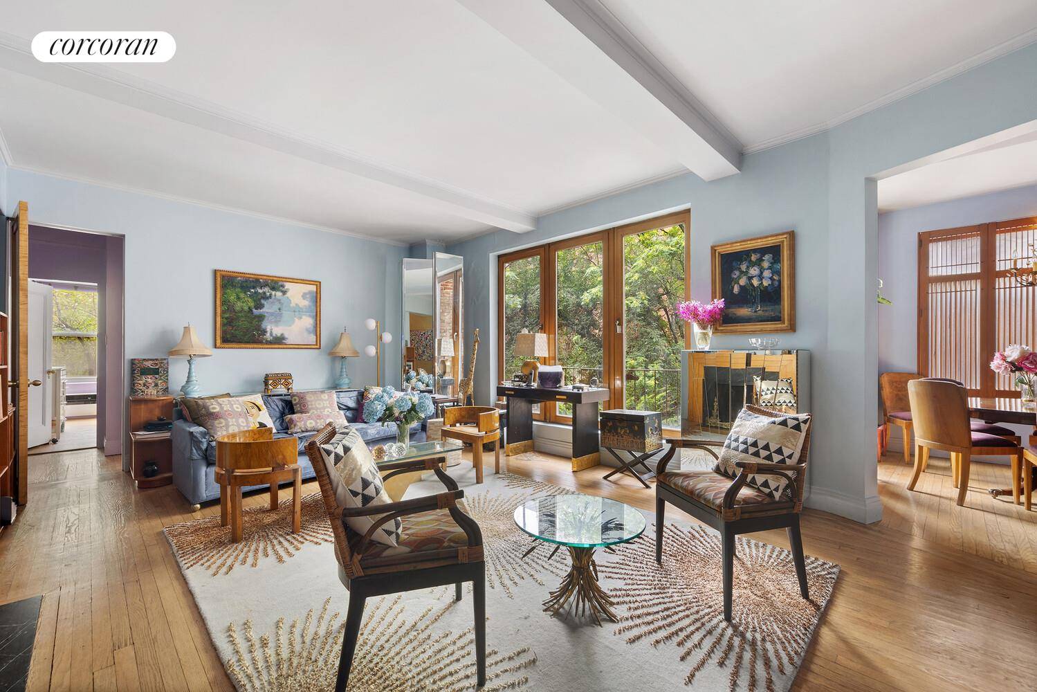 Rare Garden Facing Gramercy 3 Bed 2 Bath Prewar charm and elegant updates abound in this spacious and sunny three bedroom, two bathroom Gramercy co op filled with the classic ...