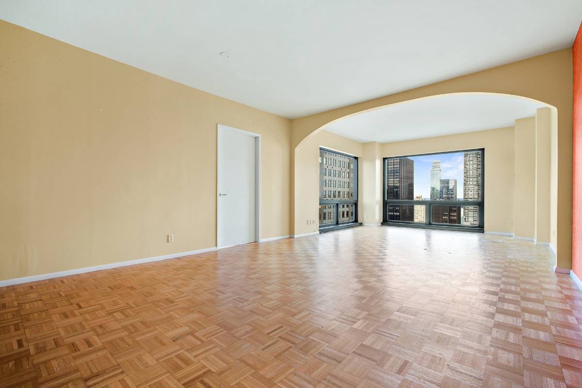 From the 47th floor of world famous Trump Tower, you ll see Southern views of Manhattan and Western skies with beautiful sunsets from the gigantic picture windows.