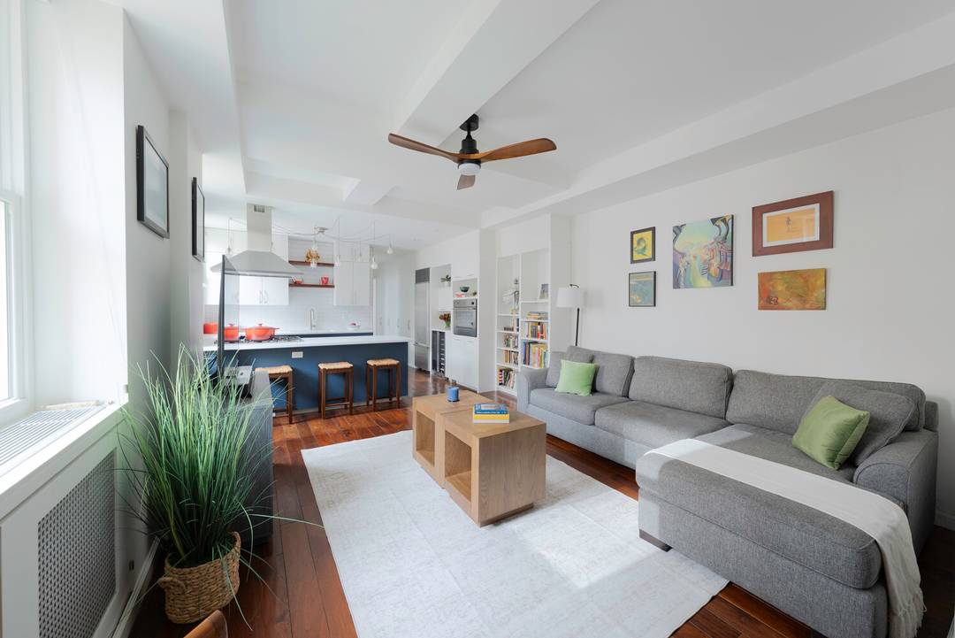 Sunny, sophisticated and stylish, this stunning and unique convertible one bedroom plus bonus space and two full bathroom home at 340 West 55th Street has been meticulously renovated throughout and ...