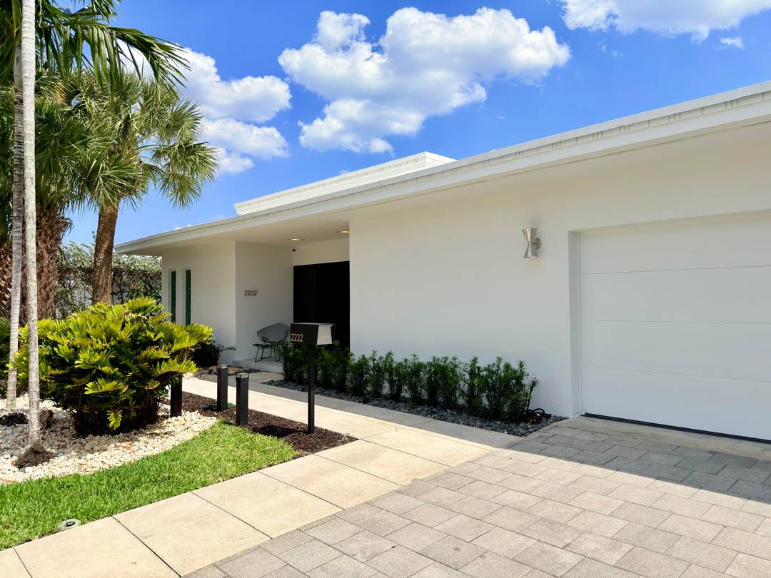 Architectural Mid Century Modern by William Crawford in prestigious gated Bal Harbour.