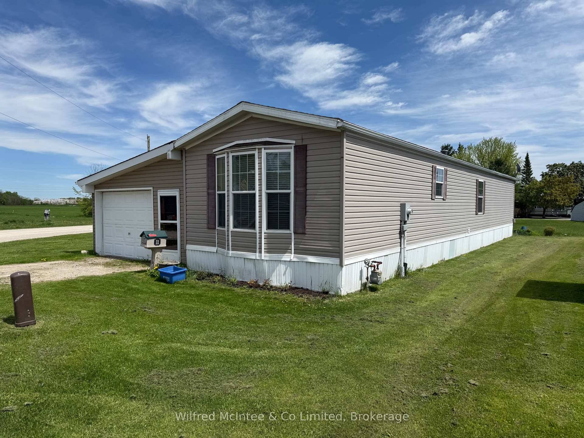 2 Bedroom Mobile Home with Attached Garage.