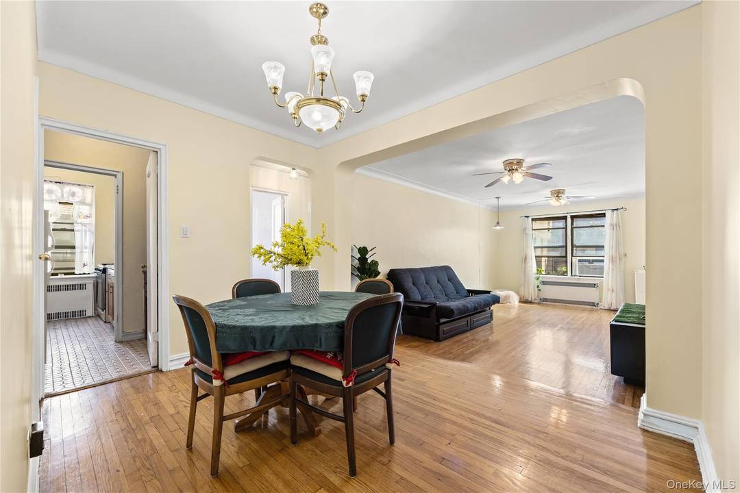 Welcome to this spacious, well maintained, and bright pre war one bedroom, one bath apartment in Jackson Heights one of NYC s most desirable historic neighborhoods.