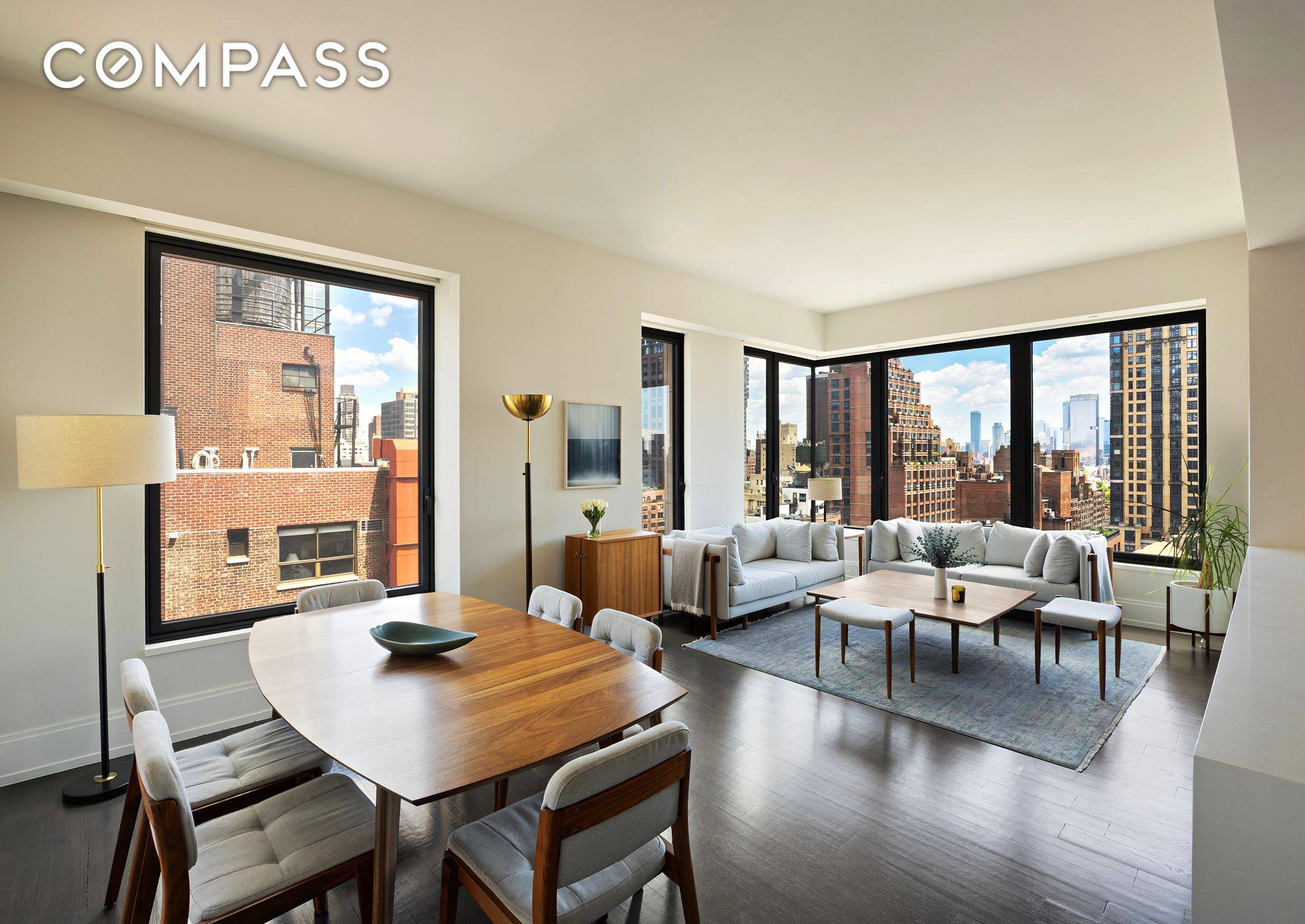 Gracious and sun drenched 2, 021 square foot corner 3 bedroom, 3.