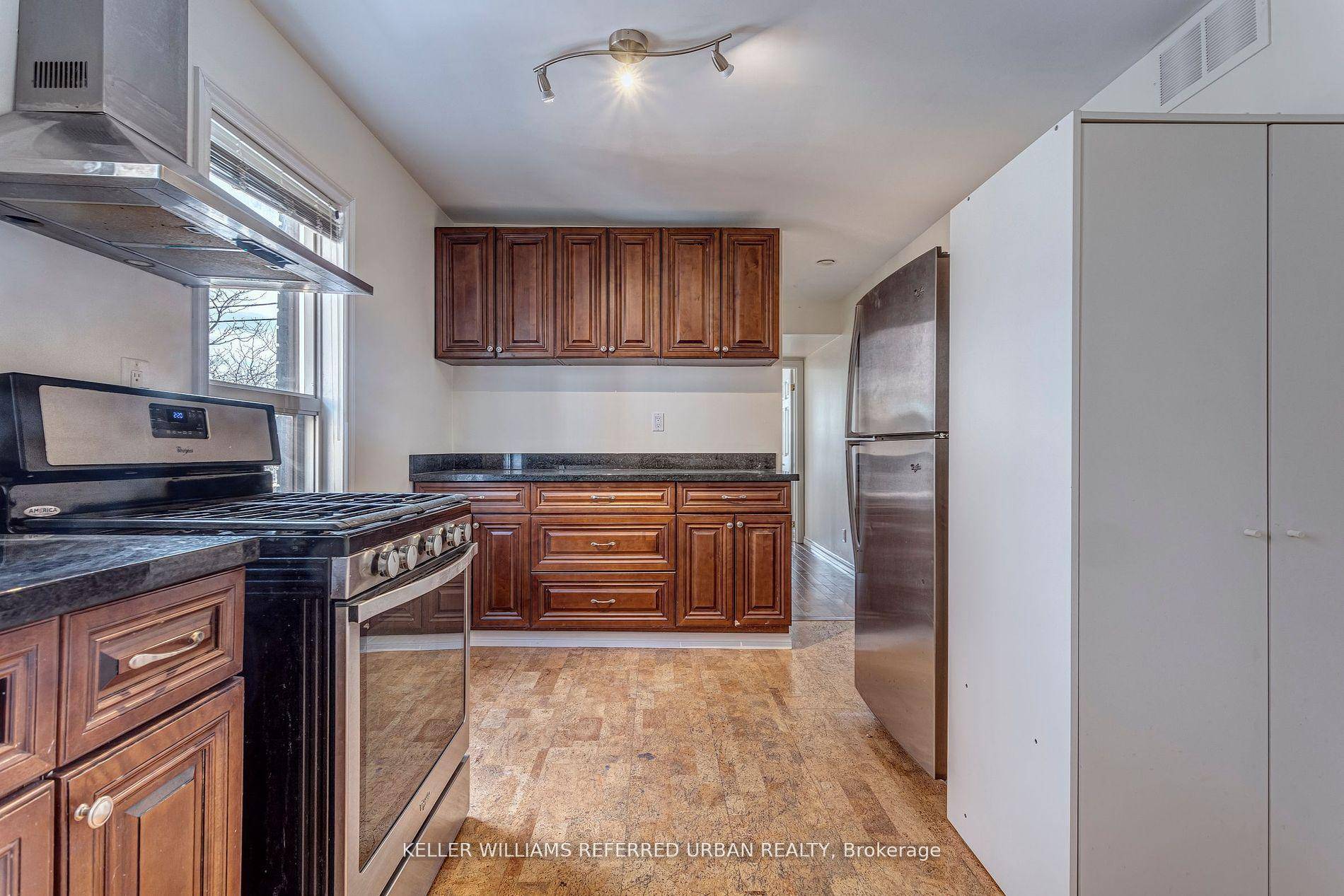 This is a well located, bright and renovated second floor apartment above a popular local restaurant.