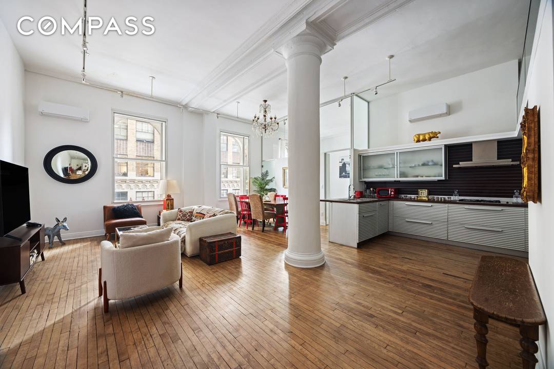 Welcome to this authentic pre war Tribeca loft condominium.