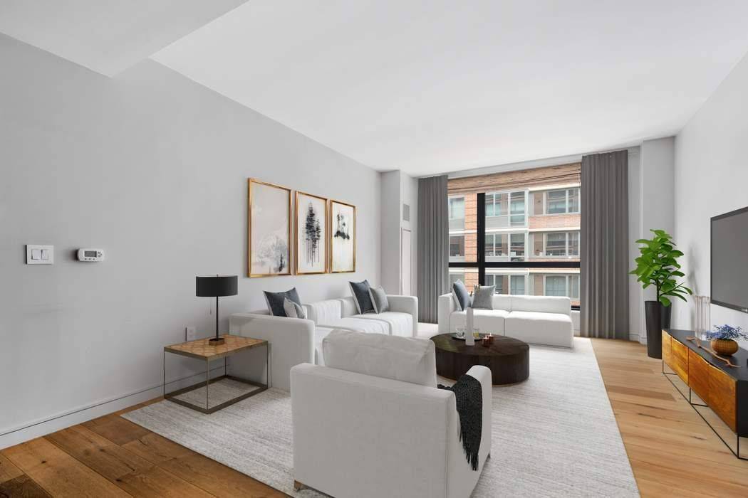 Highly sought after B line residence in West Chelsea s premier Art Building, this bright and loft like two bedroom, two bathroom home seamlessly blends modern design with everyday comfort.