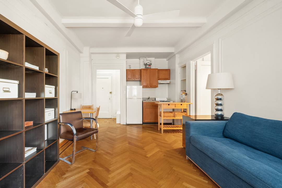 Welcome to Apt. 10J a high floor, bright and efficient one bedroom apartment in one of the Upper West Side Morningside Heights area's top full service prewar co op buildings.
