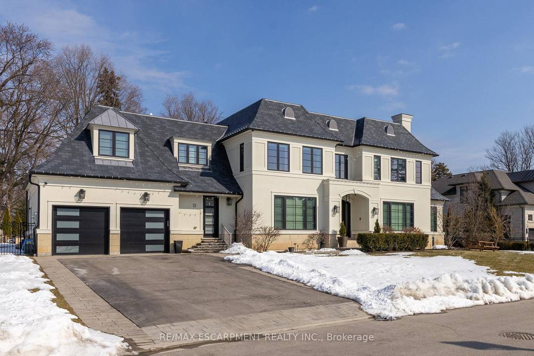 Located on the prestigious private lane of Lambert Common this masterful 8300 square foot plus home includes a seamless 2024 addition from the original 7 year old build.