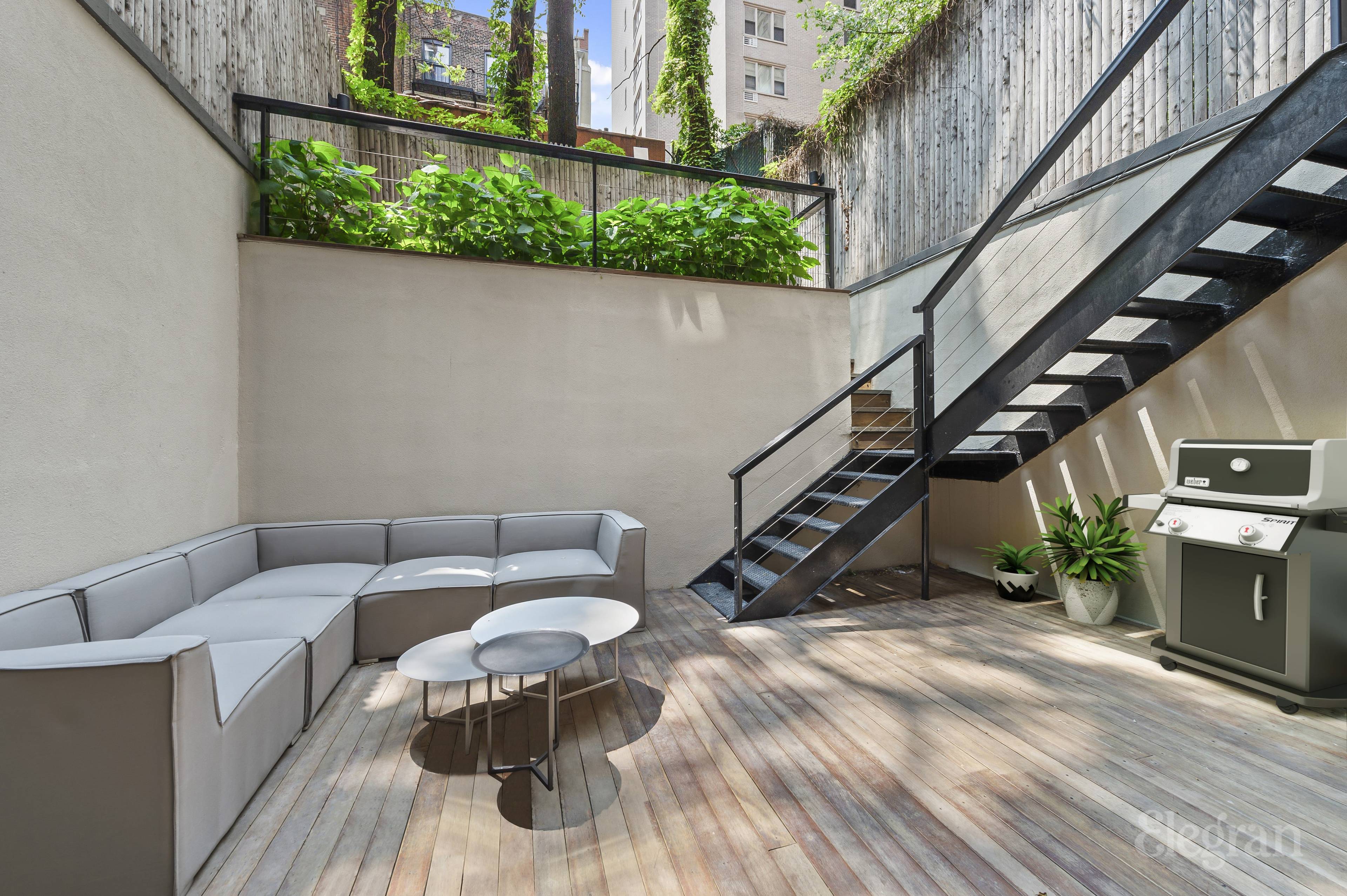 Step into this extraordinary duplex apartment, nestled on a tranquil and leafy block in Chelsea.