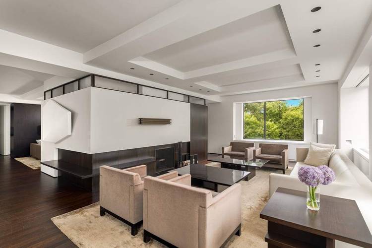 Furnished or unfurnished one year minimum Uninterrupted views of Central Park and the Midtown skyline define this sun drenched, exquisitely furnished, perfectly proportioned corner residence on Central Park West.