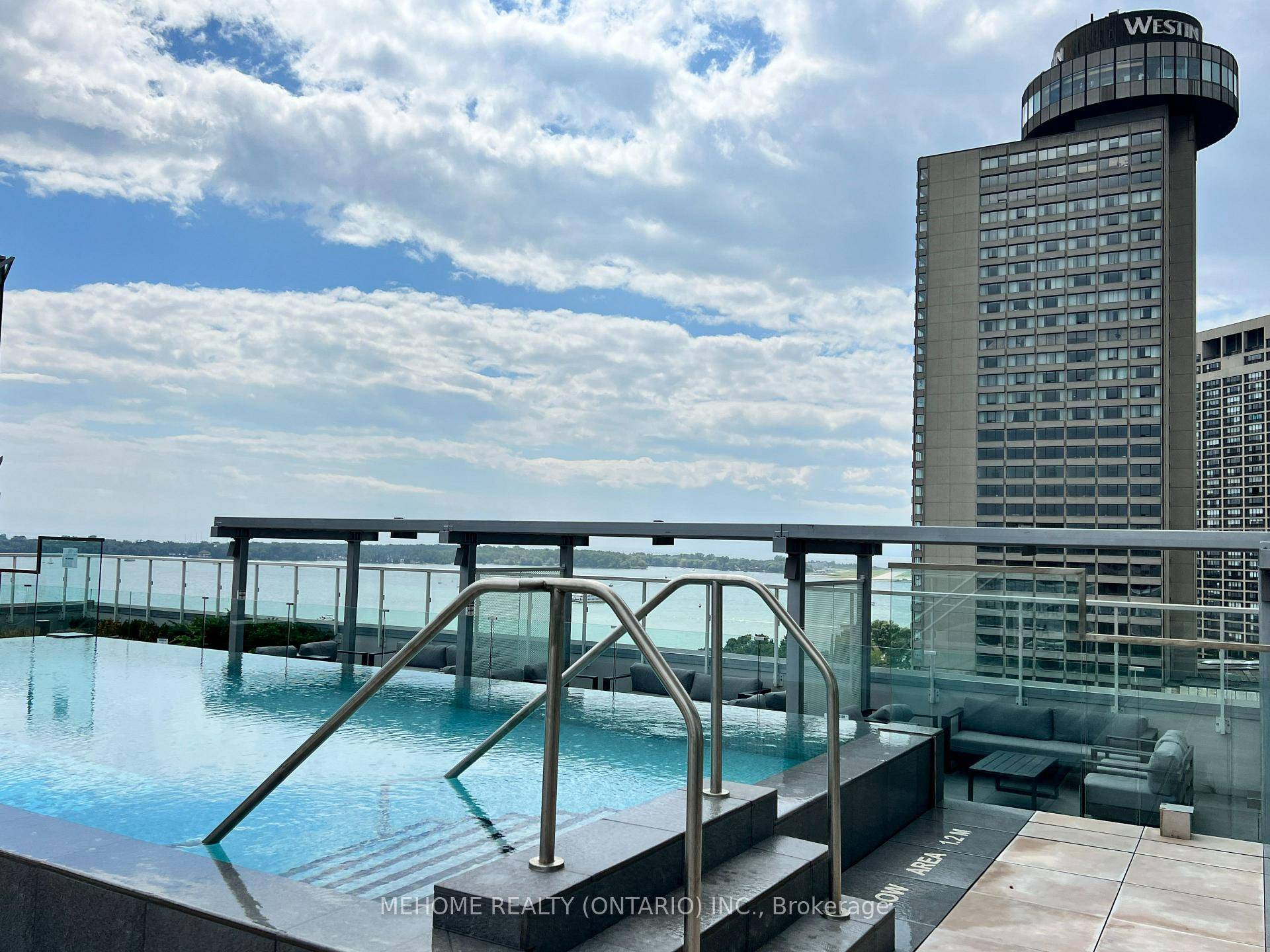 2Bed 2Bath freshly painted at luxurious Pier 27 Tower On The Lake with 9 foot ceilings, sleek kitchen with quartz countertop, Built in fridge, stove, dishwasher, microwave, ensuite washer amp ...