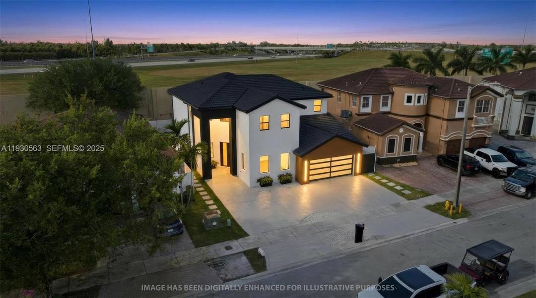 Beautifully remodeled two story residence offering refined elegance and high end finishes throughout.