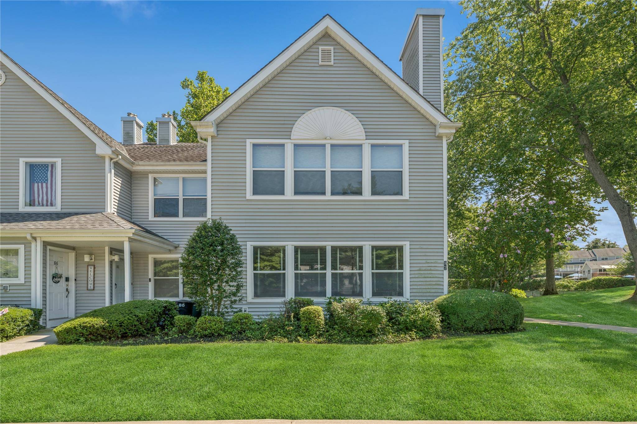 Welcome to 87 Leeward Ct nestled in Port Jefferson Village a 2 bedroom, 2 bath end unit condo located on the ground level in the desirable Highlands at Port Jefferson.