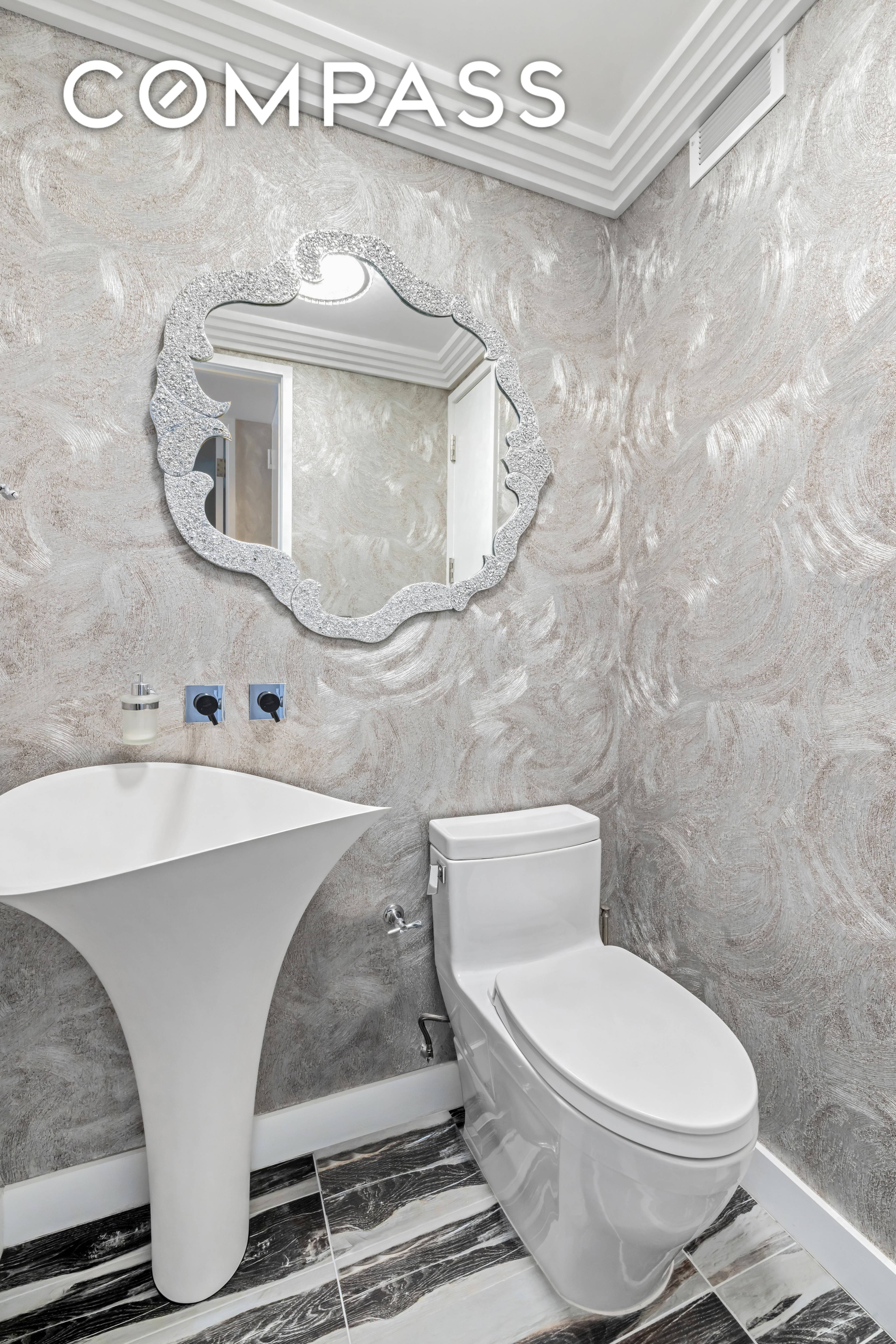 Location, light, and lavish gut designer renovation bring you this high floor corner residence.