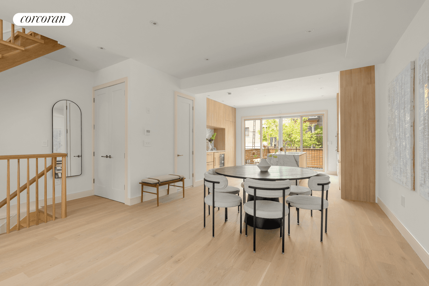 Welcome to 137 Kingsland Avenue a beautifully reimagined 20 foot wide townhouse at the crossroads of Williamsburg and East Williamsburg.