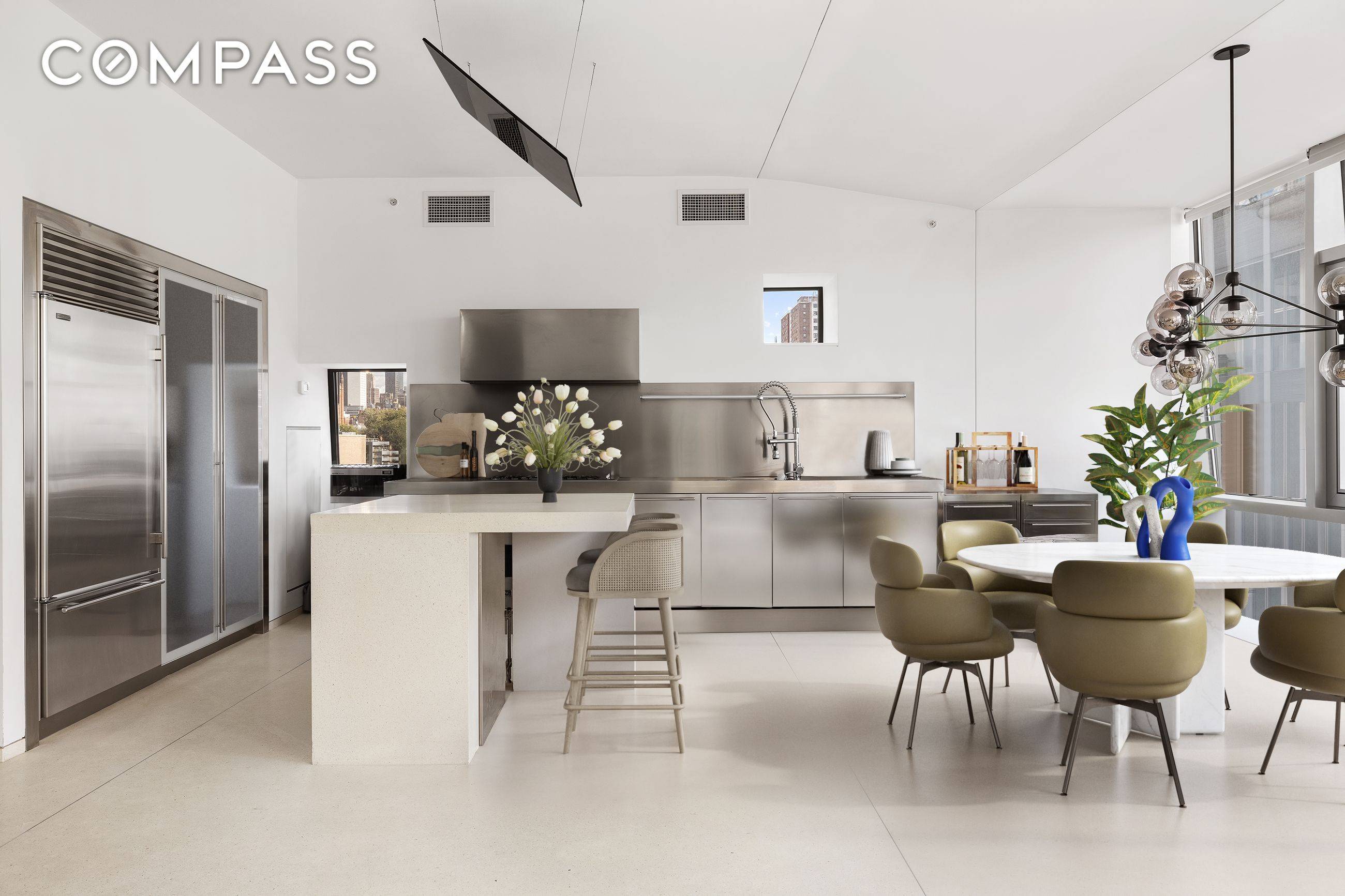 Welcome home to this spectacular two bedroom, two and a half bathroom residence at Jean Nouvel s 100 11th Avenue.