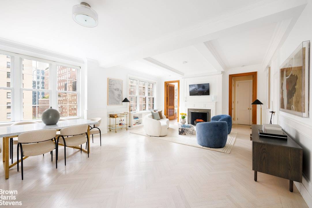 A Sunlit Sanctuary on Park Avenue Expansive Prewar EleganceExperience a bright and sunny sanctuary with this extraordinary loft like corner residence, offering a rare 60 feet of prime frontage on ...