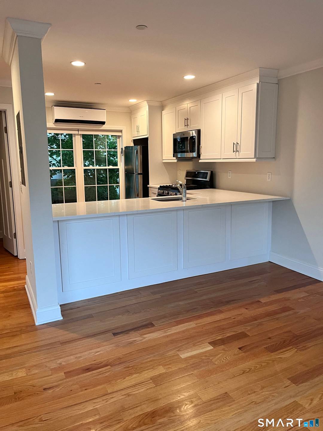 Step into this newer luxury townhouse in Mid City, Stamford.