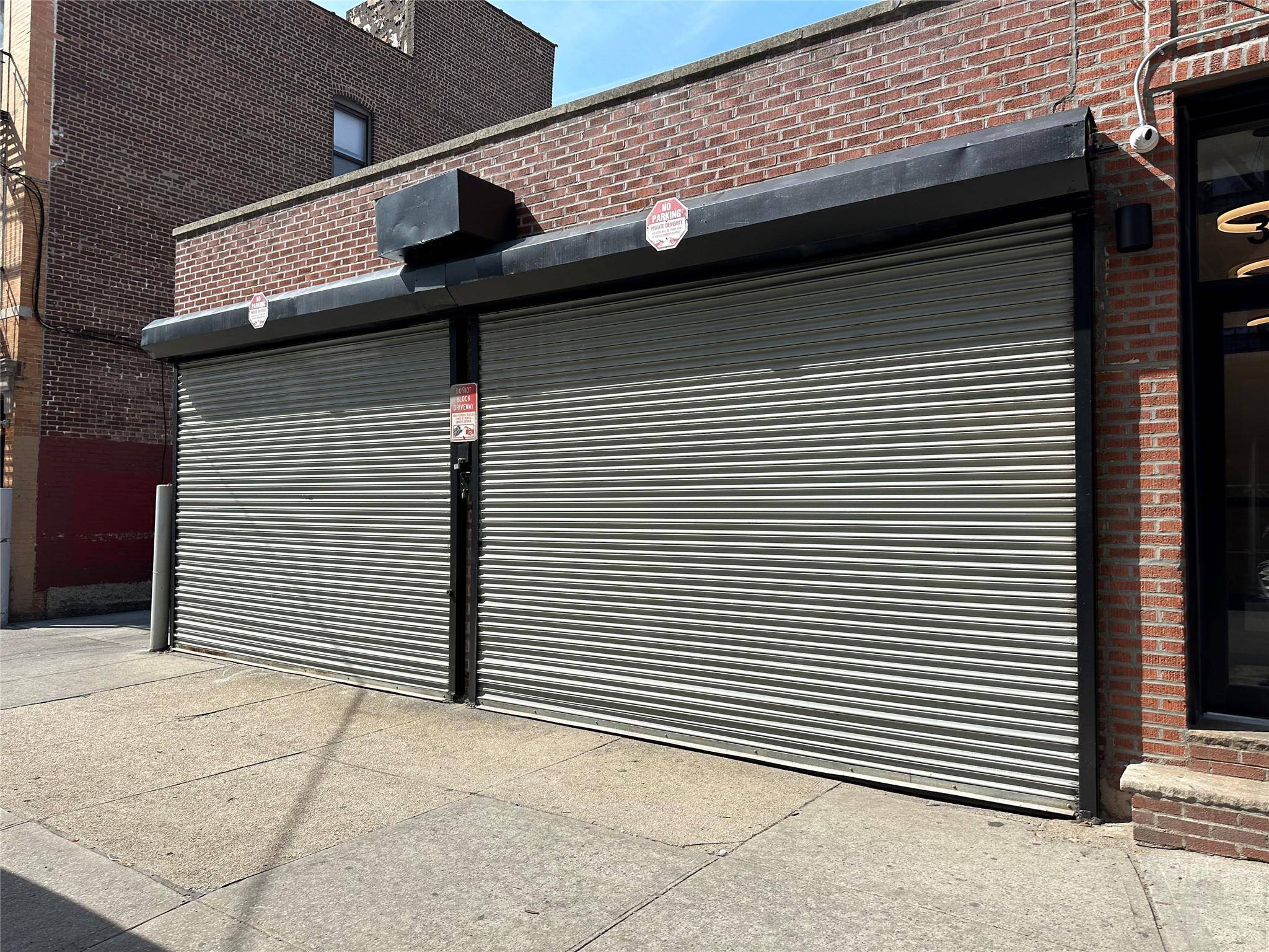 This prime 565 square feet of warehouse garage space offers flexible storage or work area with a convenient 200 square foot office.