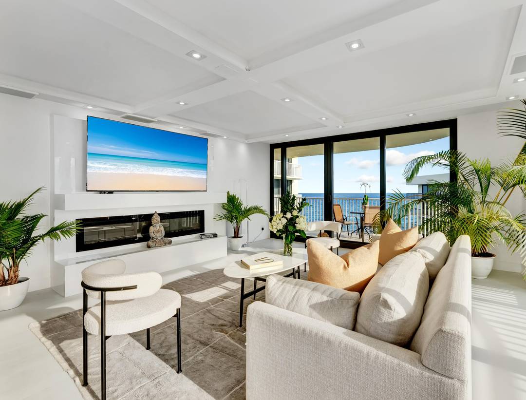 First offering in an exclusive series of high tech luxurious Palm Beach oceanfront renovations.