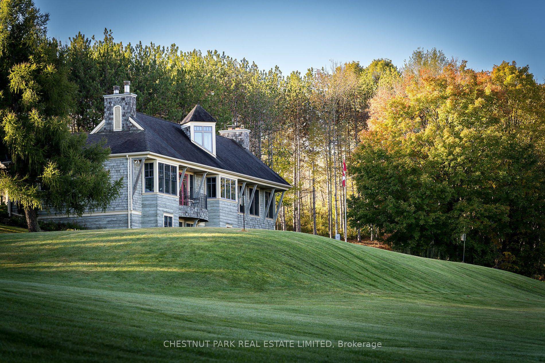 Experience this 31 acre country estate with captivating views, designed by Gren Weis of Oakville.