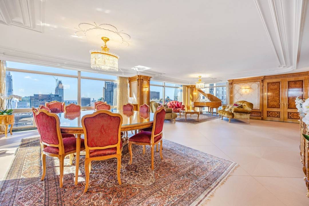 Magnificent 63rd Floor Gem in Trump Tower on Fifth Avenue Perched high above the city on the 63rd floor, this extraordinary three bedroom, three and a half bathroom residence is ...