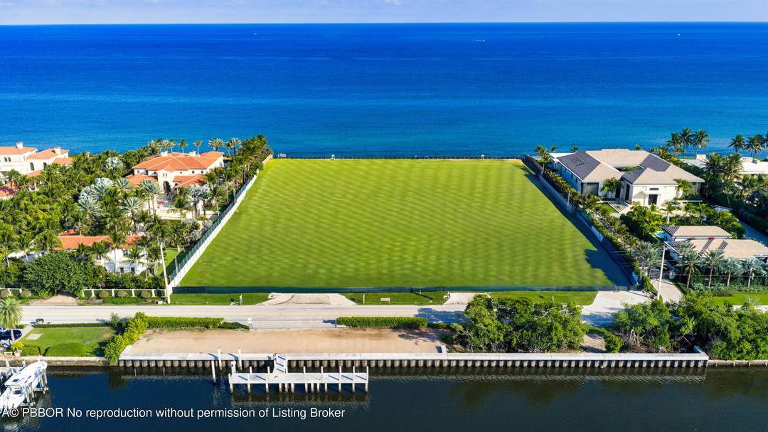Introducing 1120 South Ocean Blvd in Manalapan, the single best trophy lot available in South Florida.