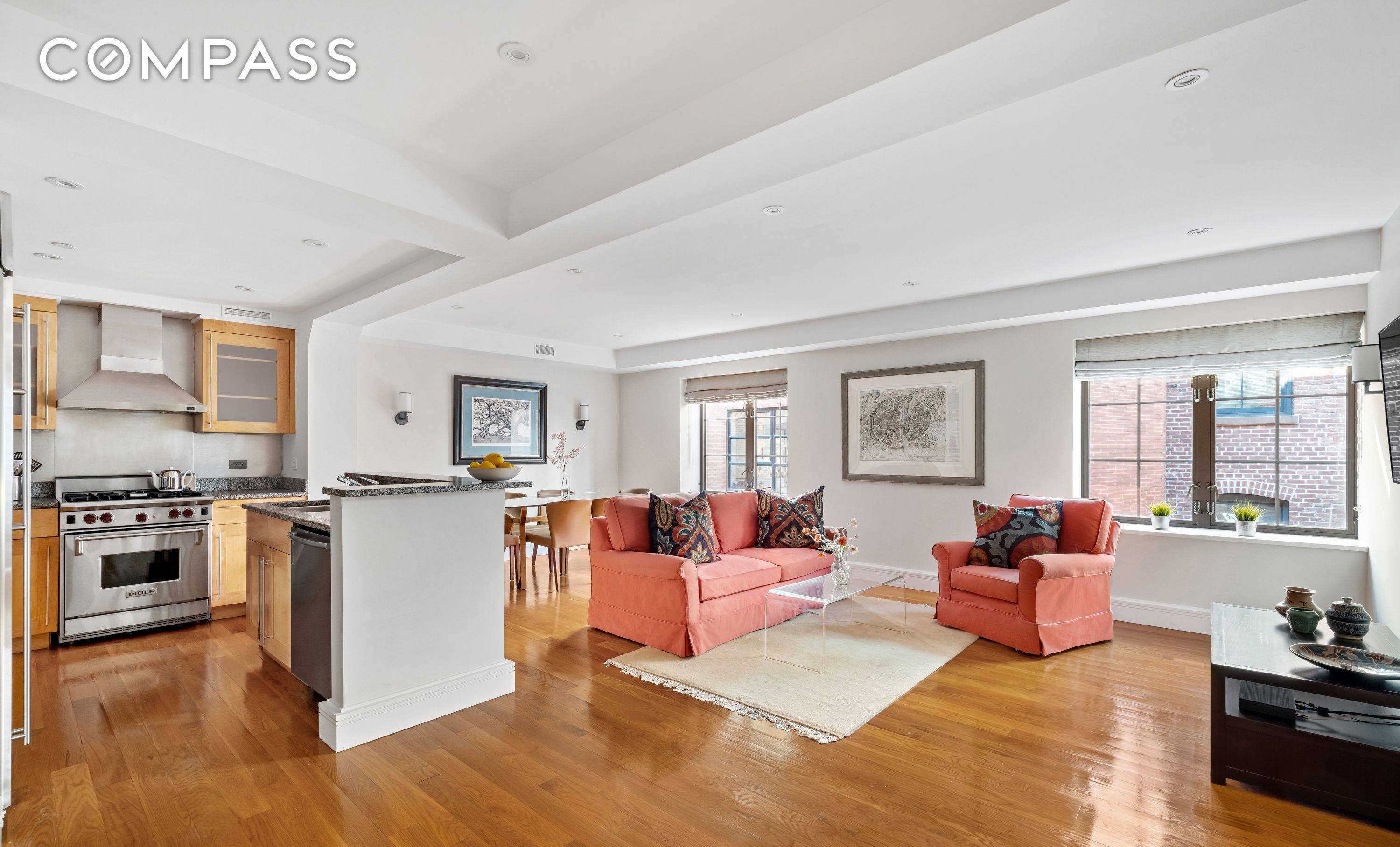 Located in vibrant Cobble Hill and tucked away in a quiet corner of the building, this immaculately maintained and tranquil 2BD 2BA condo offers a spacious layout with over 1200 ...