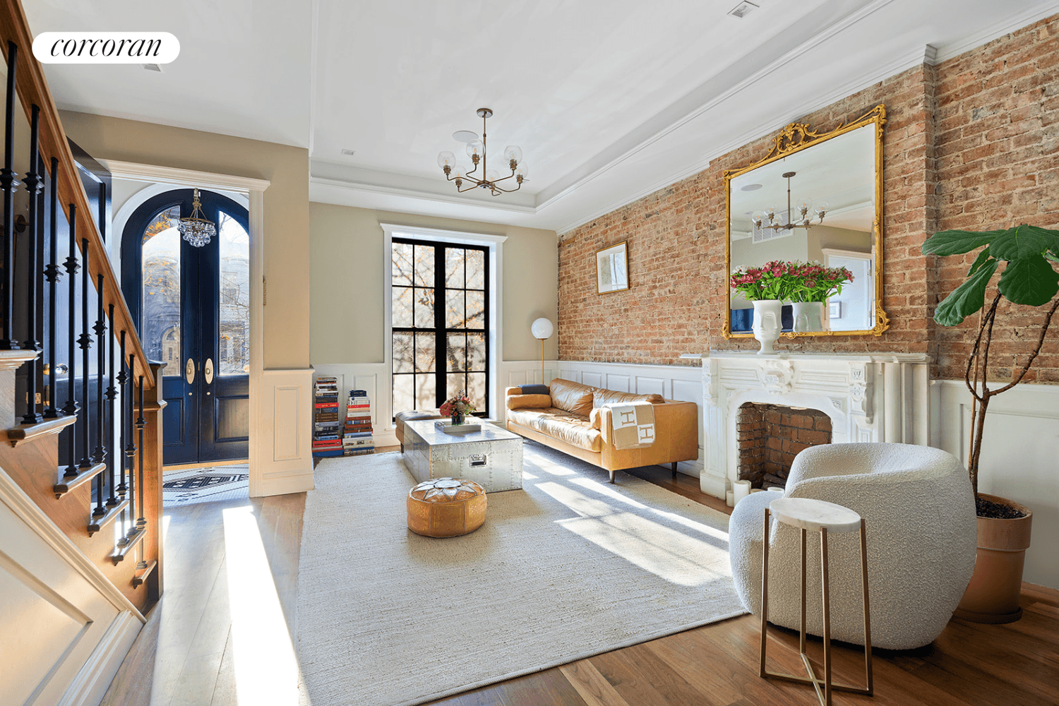 47 Herkimer This beautifully renovated triplex blends classic charm with modern luxury, on a leafy block at the crossroads of Clinton Hill, Crown Heights, and Bedford Stuyvesant.