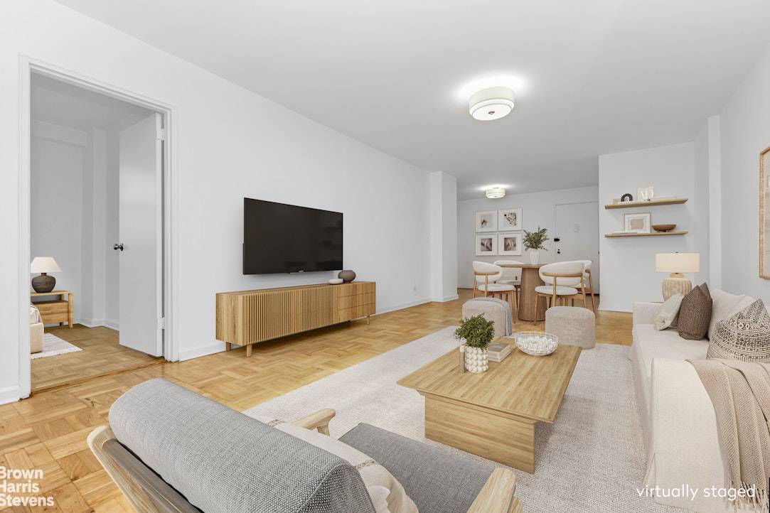 Welcome to Apartment 4C at 110 50 71st Road a front facing 2 bedroom in one of Forest Hills most desirable full service buildings.