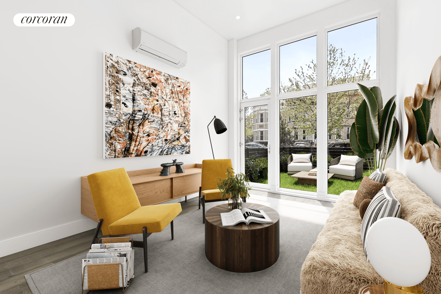 Welcome to Residence 1A, a garden level one bedroom duplex condo with 425 SF of private yard patio, a separate recreation room den, plus deeded storage closet.