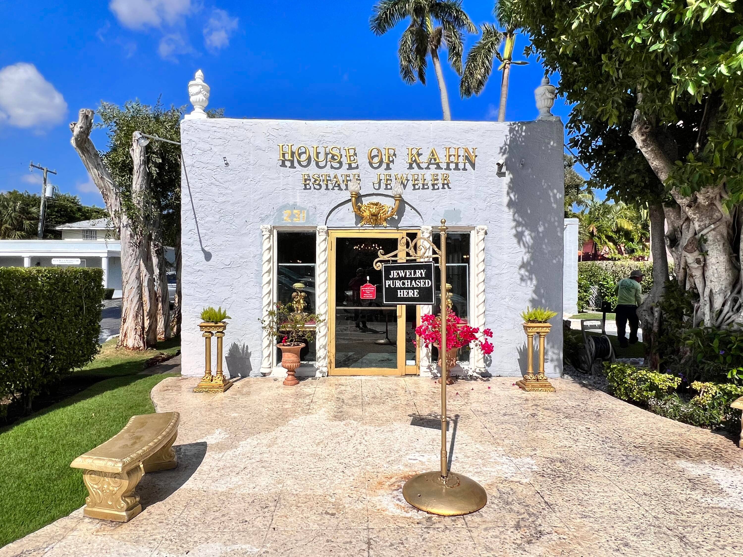 The Iconic House of Kahn, 231 235 Peruvian Avenue, Palm Beach, FL is located one block from Worth Avenue in the heart of Palm Beach, FL.