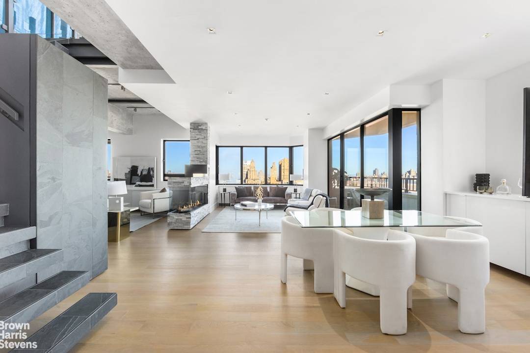 Welcome to this gut renovated, sky residence that redefines Upper West Side luxury perched atop The Europa.