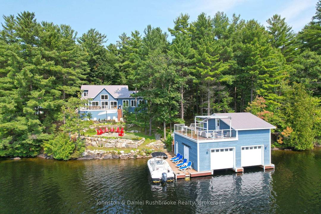 Start your Muskoka legacy this summer at this idyllic 6 bedroom, 4 bathroom family retreat on desirable Miller Island on Lake Muskoka.