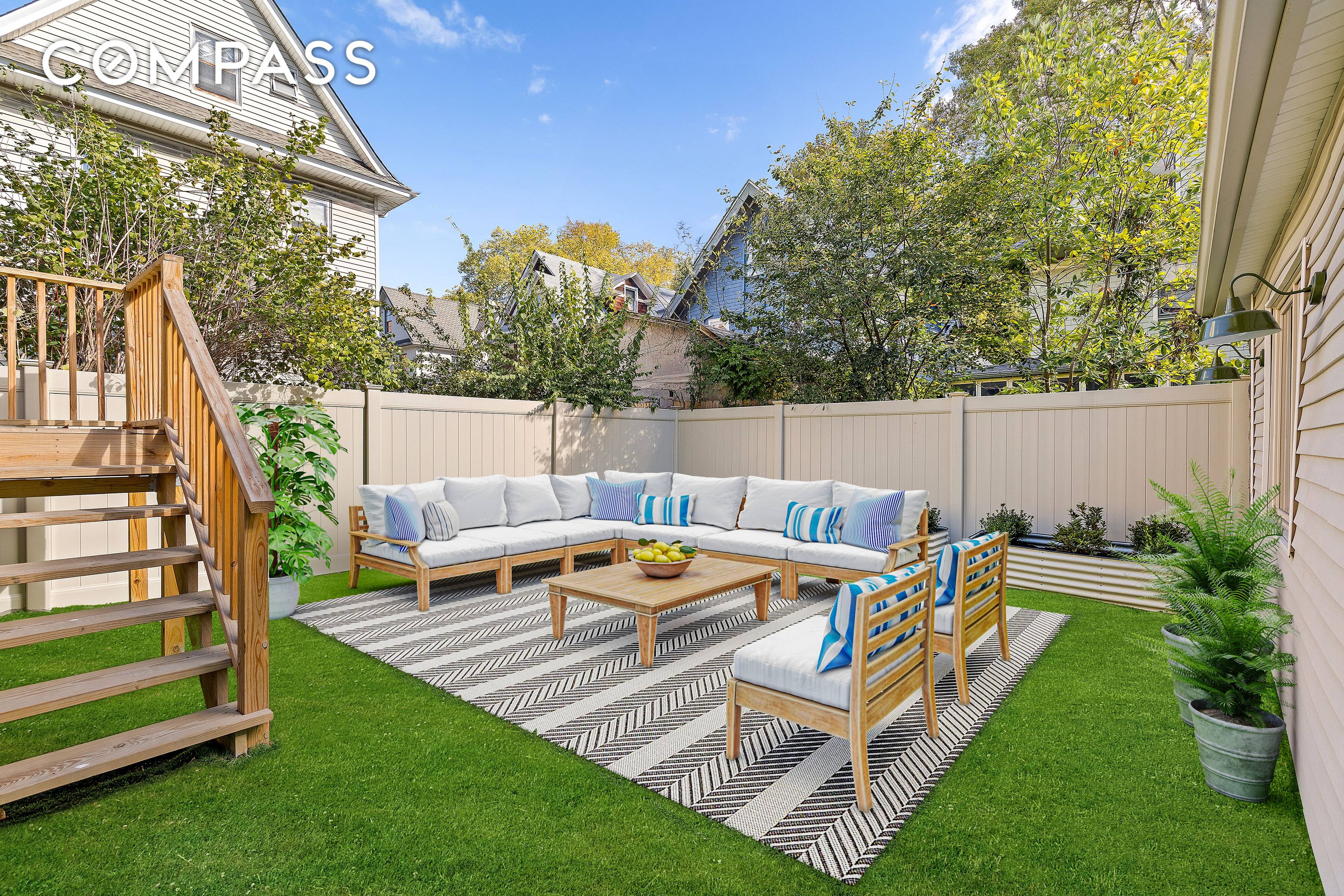 Stunning Ditmas Park Home 5 Bedrooms, 6 Baths, Garage and Private Outdoor Oasis Experience the best of Brooklyn living in this beautifully reimagined single family home offering over 3, 600 ...