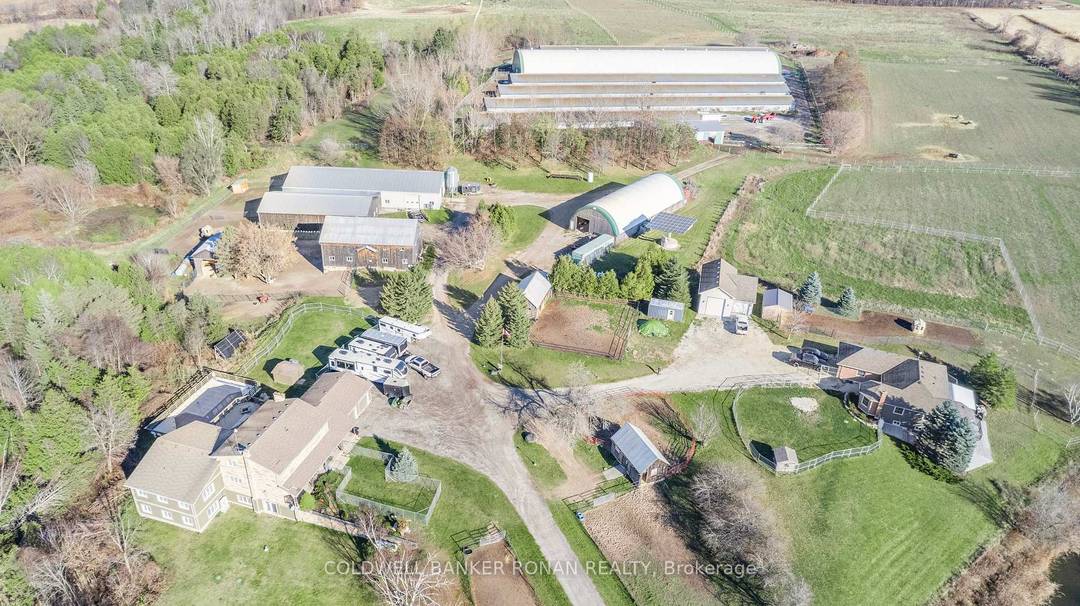 Exceptional 118 acre working farm just minutes from the thriving town of Alliston, offering a rare combination of agricultural income, multigenerational living, and business potential.