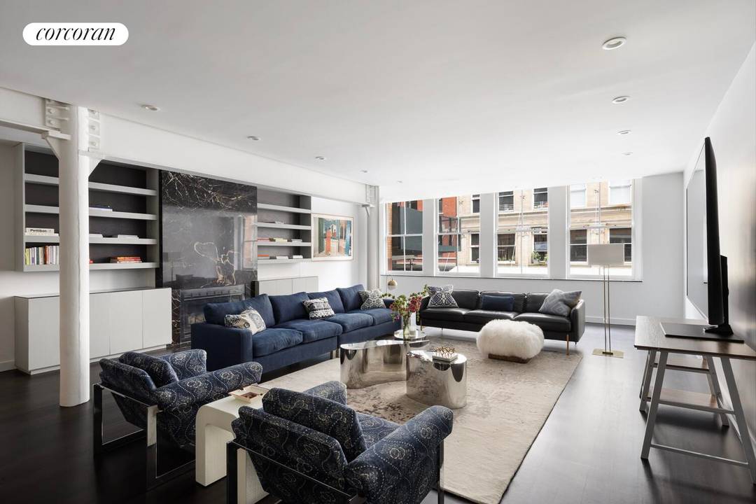 Apartment 2B at 39 North Moore Street is a classic Tribeca loft, thoughtfully updated while preserving its authentic character.
