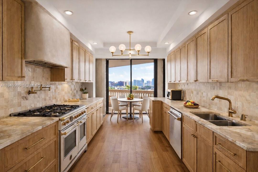 An elegant 3 bedroom residence in the prestigious, gated enclave of 2000 Williams Island.