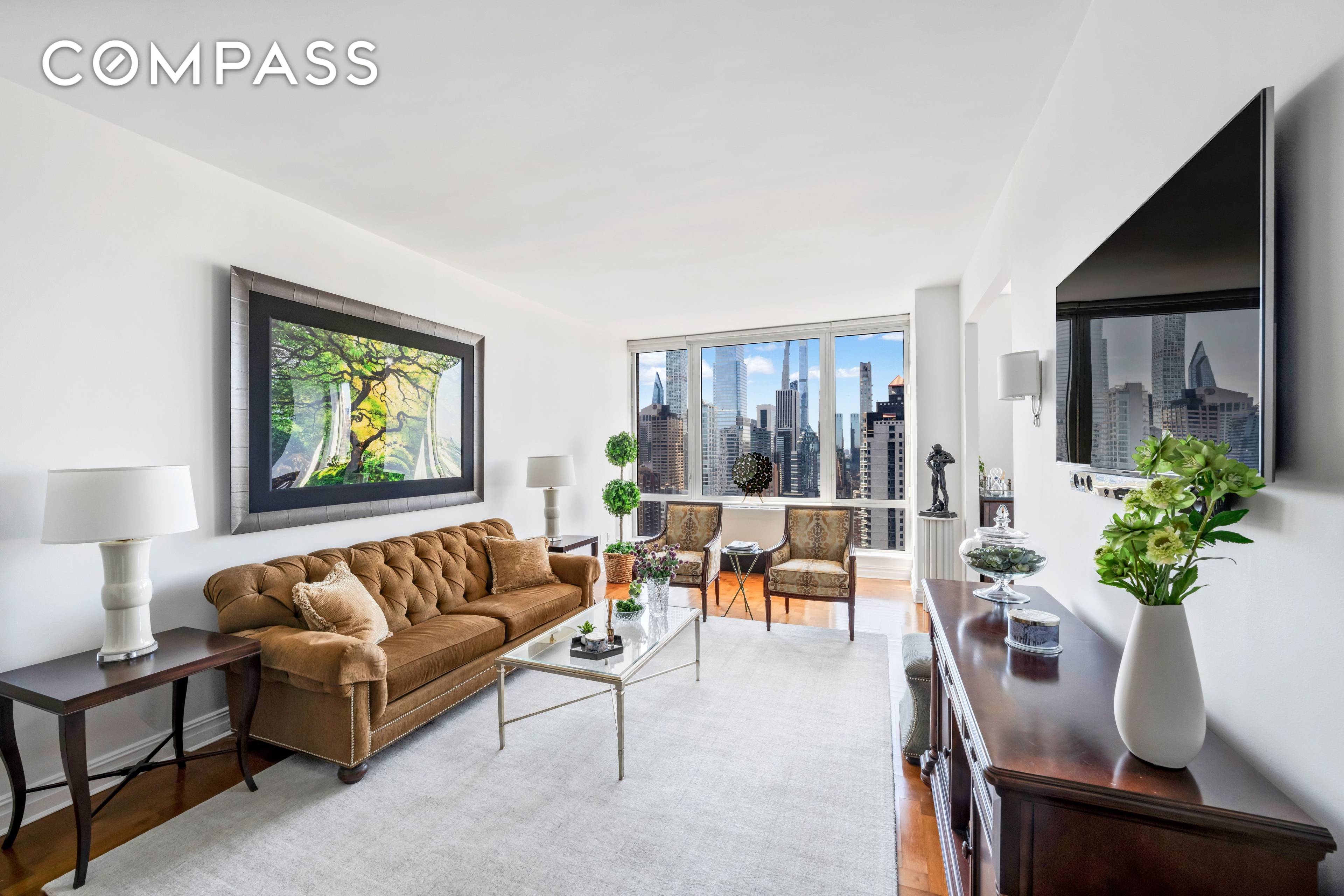 401 East 60th Street, Unit 35B, is a stunning and spacious 2 bedroom, 3 bathroom apartment, offering an elevated living experience in the heart of the Upper East Side.