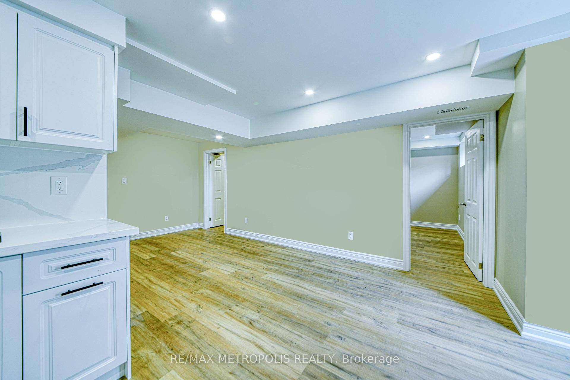 Welcome to your newly renovated basement retreat !