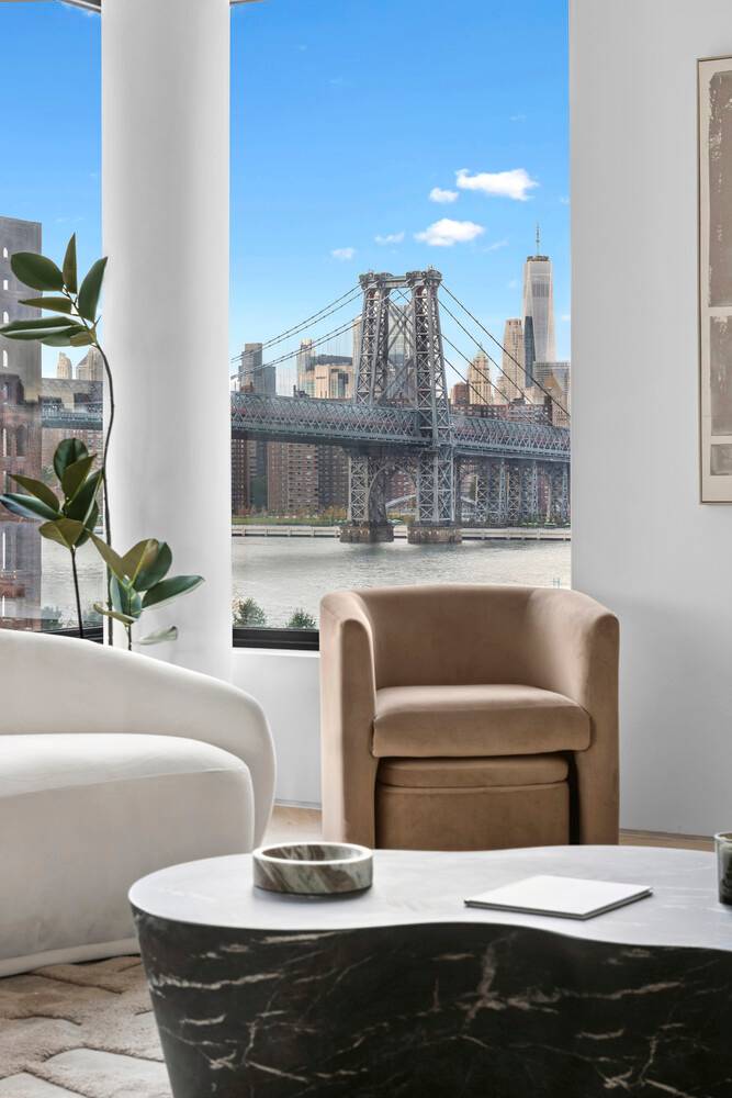 Welcome to Residence Four at Fifty One Domino a floor through sanctuary that redefines modern Brooklyn living.