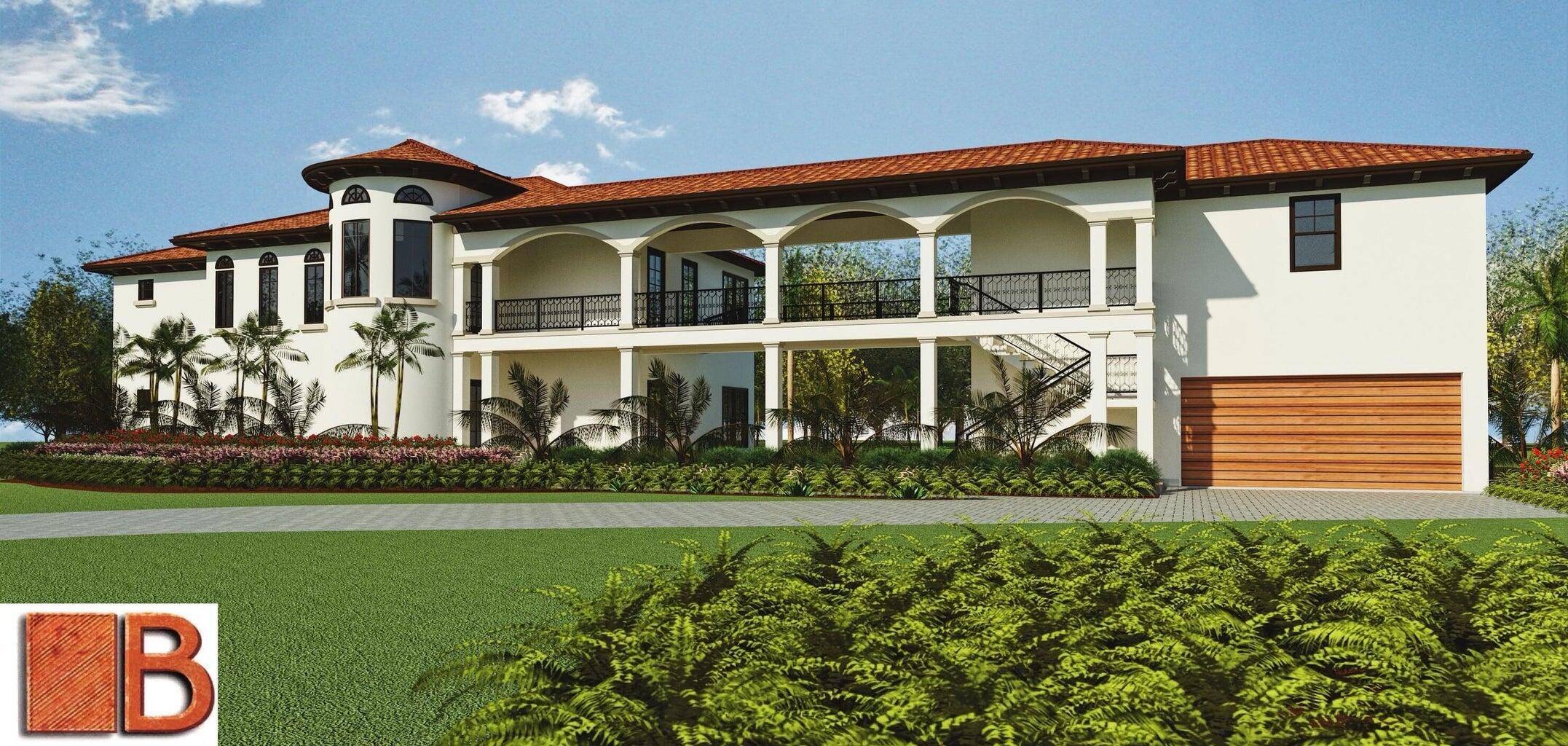 This custom designed, 5, 600 living square foot residence commands the only vista of Jonathan's Dickenson Park in Northern Palm Beach County.