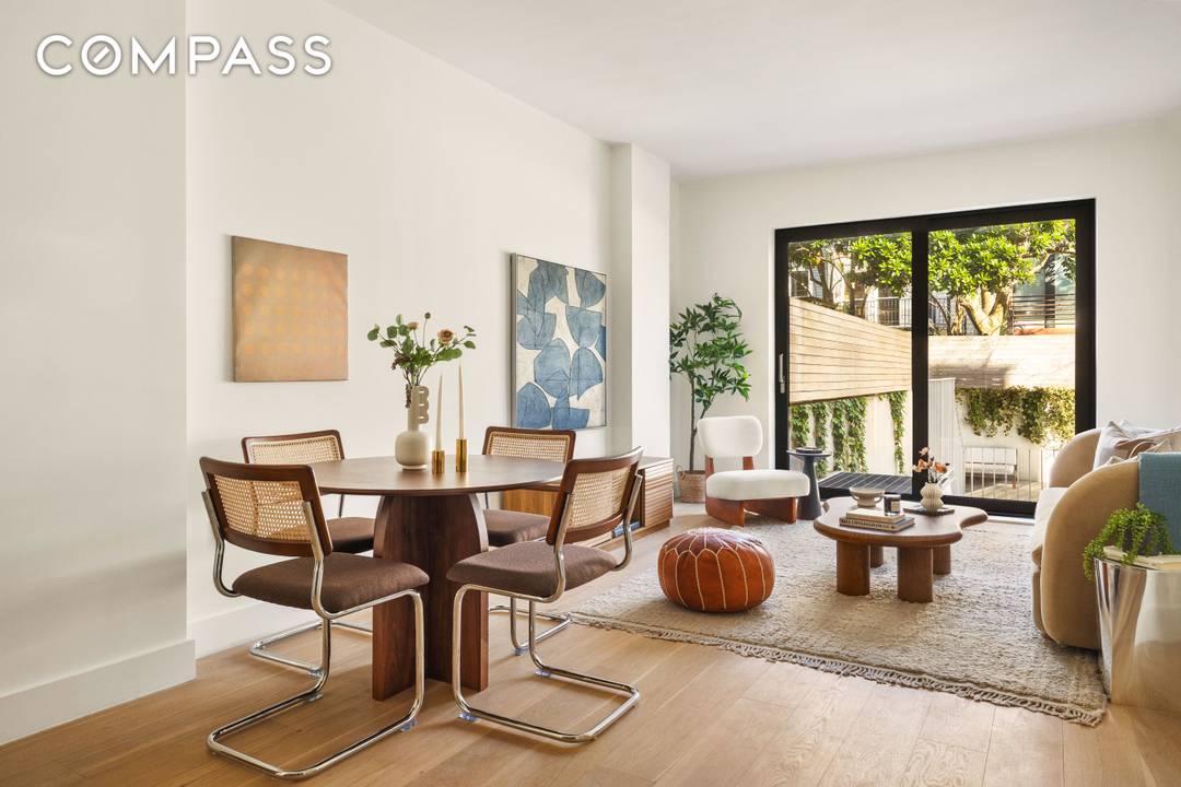 Exceptional Garden Duplex in Prime Park Slope Discover the unparalleled charm of the Garden Residence at 225 14th Street, a legal 1 bed garden duplex, currently configured as an oversized ...
