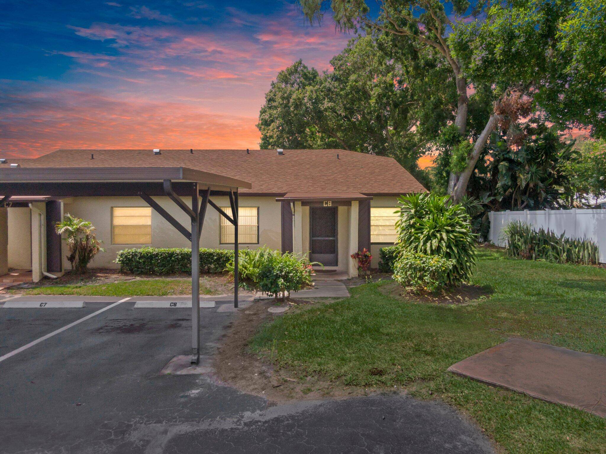 This charming 2 bedroom, 2 bathroom corner unit nestled in the serene, gated community of Indian Pines Village.