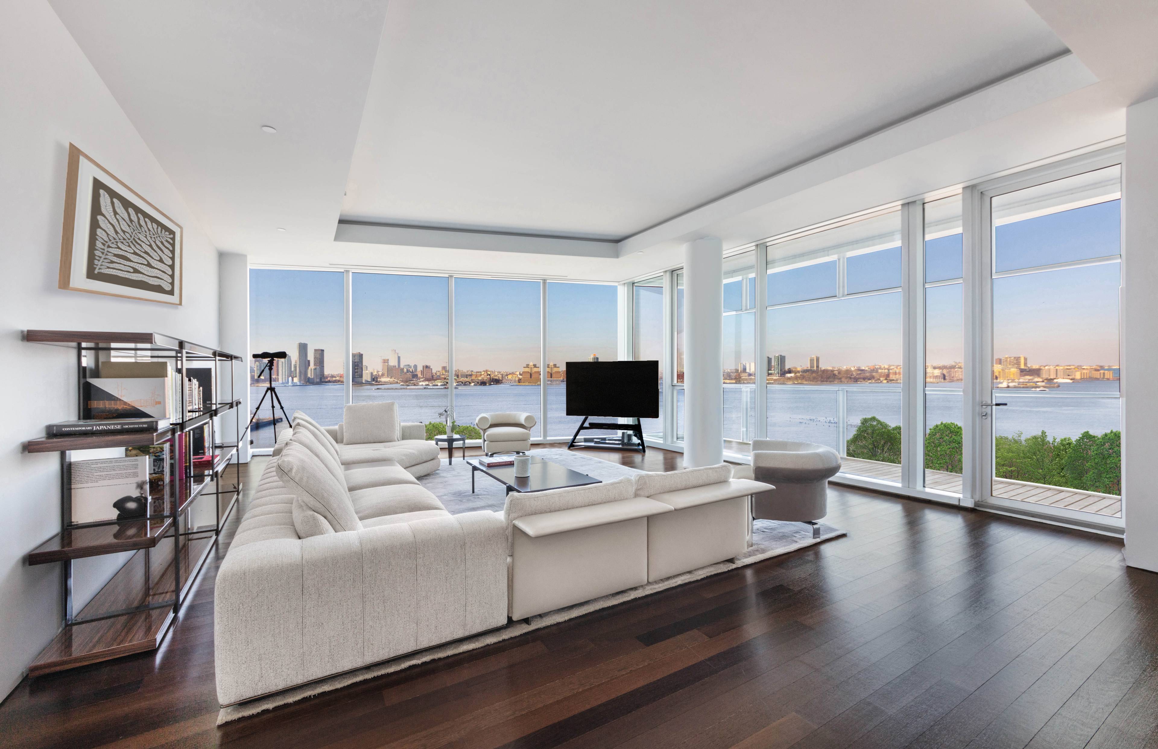 Step into 165 Charles Street, Residence 18, a flawlessly crafted and contemporary masterpiece located within the renowned Richard Meier condominium.