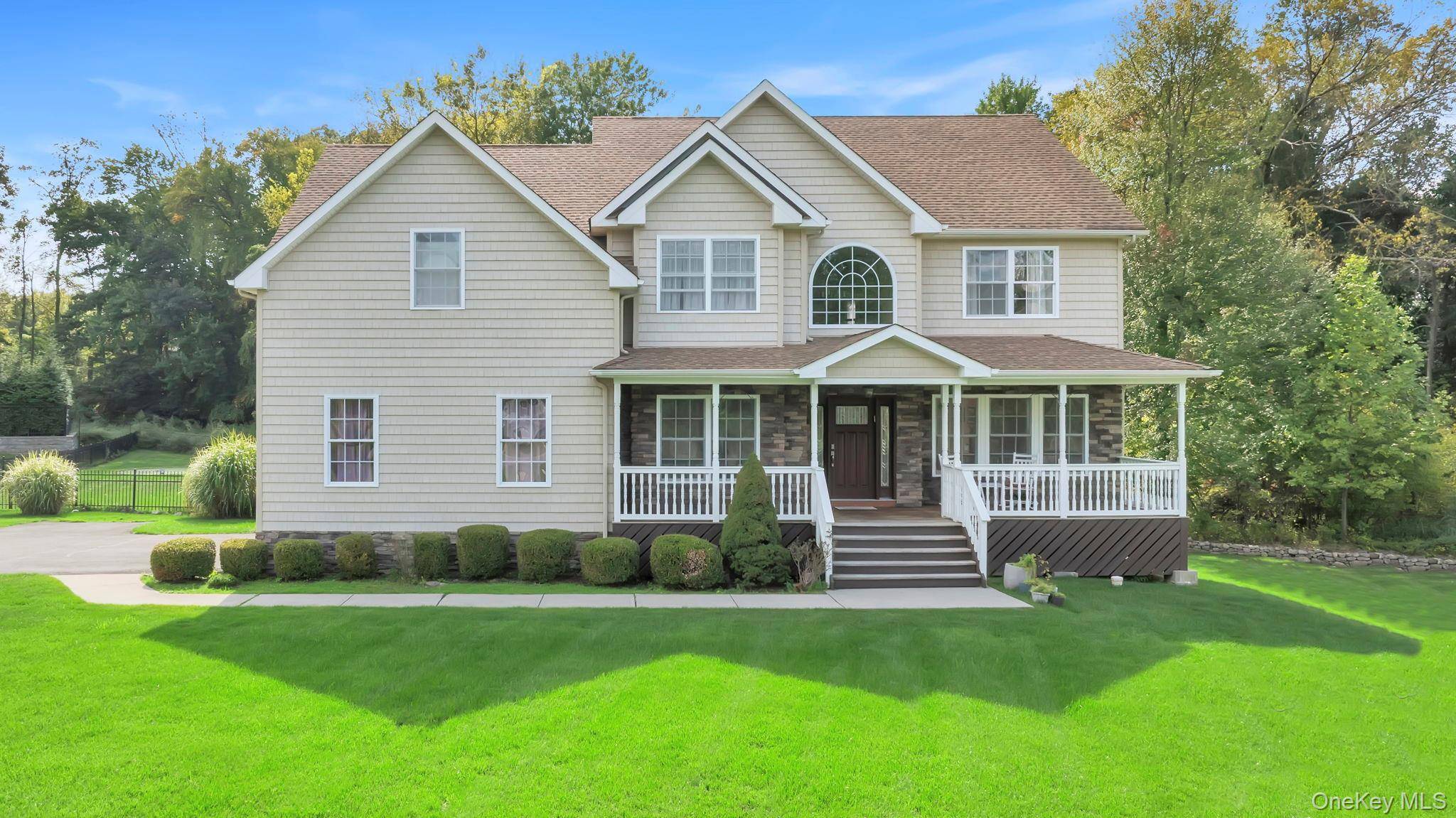 Stunning 3552 square foot center hall colonial set back on.