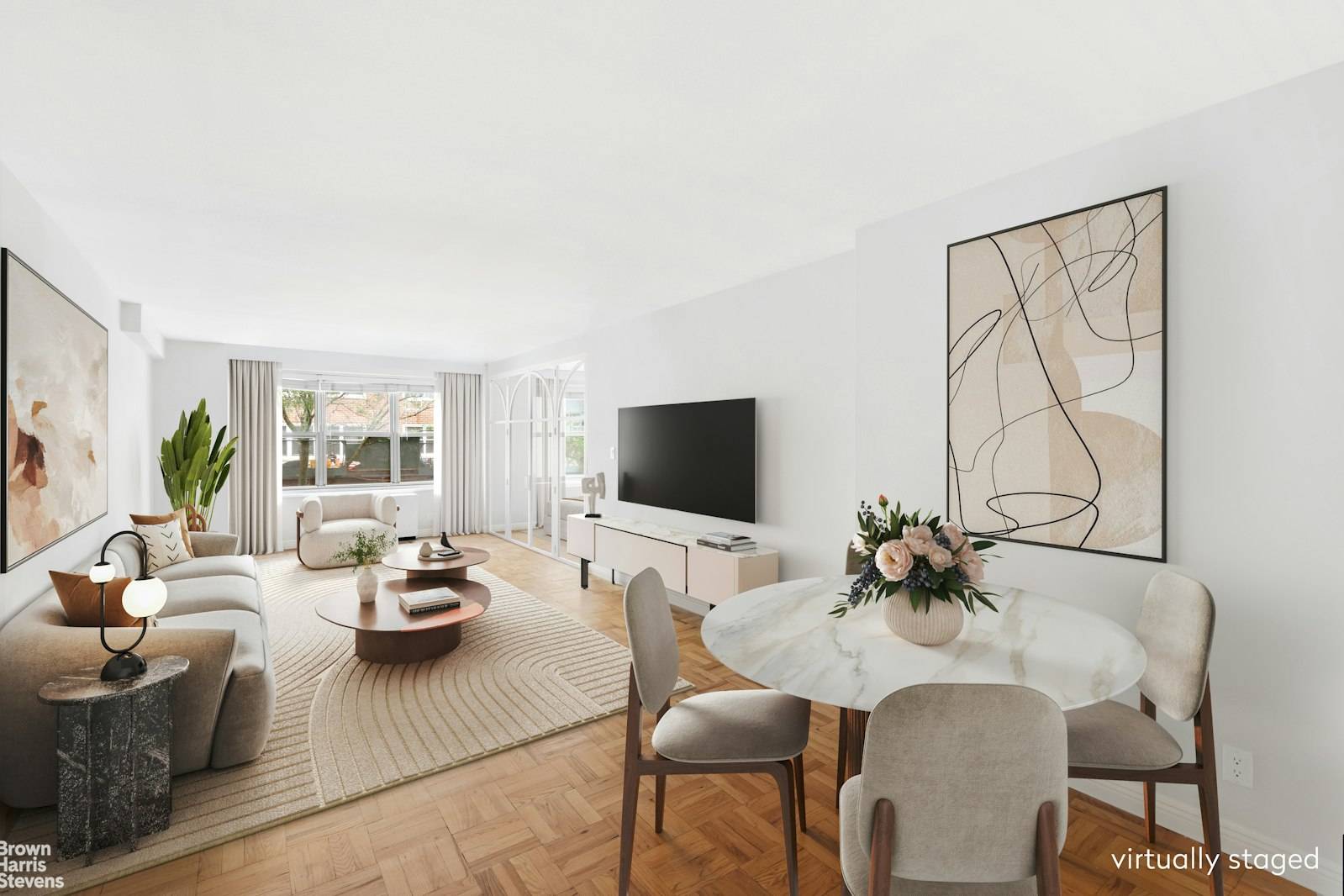 Located at Gramercy Park Towers, this Mint, Spacious Alcove Studio Junior 1 is larger than many 1 bedroom apartments.