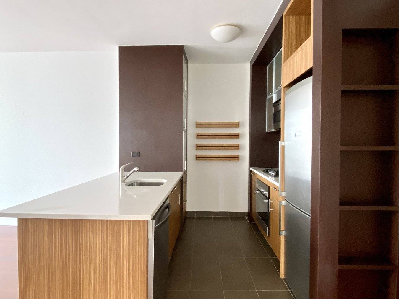 Below market price RARE 2 Bedroom 2 bath CORNER unit with direct water views and w d in unit available for SUBLET UNFURNISHED in MIDTOWN MANHATTAN.