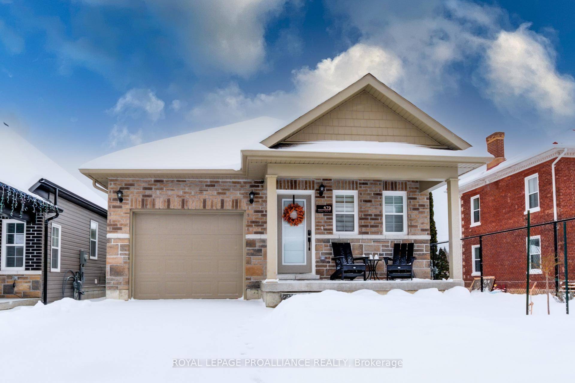 This stunning bungalow in Cobourg's East Village offers a perfect blend of modern design and comfort.